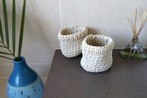 Jute with shells Nic Nac holder