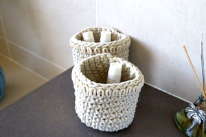 Jute with shells Nic Nac holder